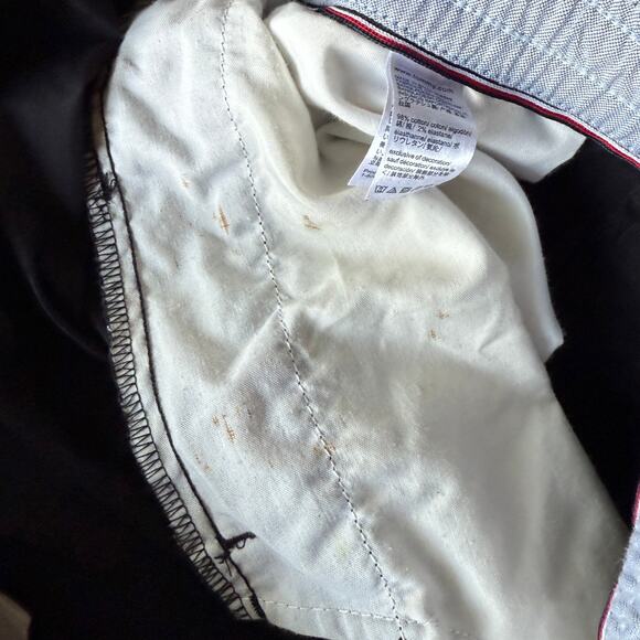 Tommy Hilfiger Men’s Pull-On Drawstring Chino Pants Navy Blue XL Preppy Casual - Picture 7 of 9